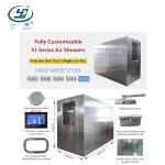 Stainless Steel 1200kg Portable Air Shower Room 2.2kw