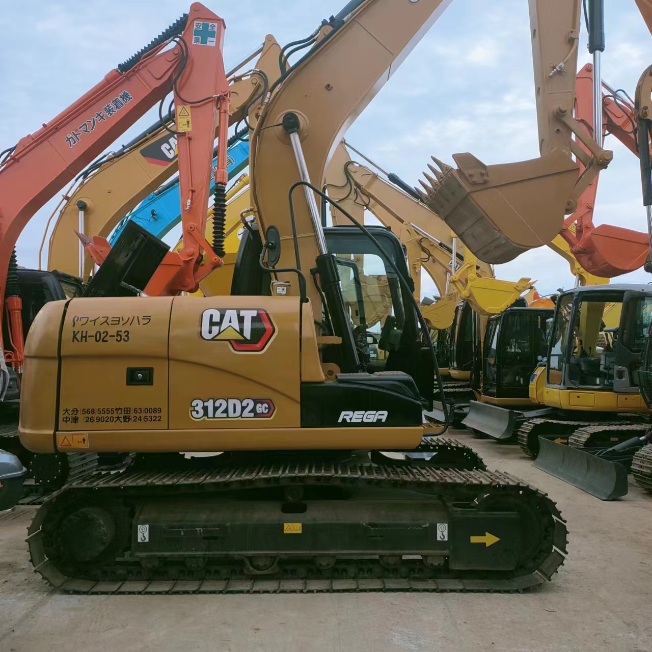 Used cat 312D2GC with Air-conditioning 312D2 320B 320BL 320D 336D 323D2L 306d mini hydraulic crawler excavator digger