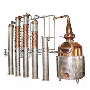 Wholesale Stainless Steel Alcohol Wine and Ethanol Distillation Production Equipment for Manufacturing Plant from china suppliers
