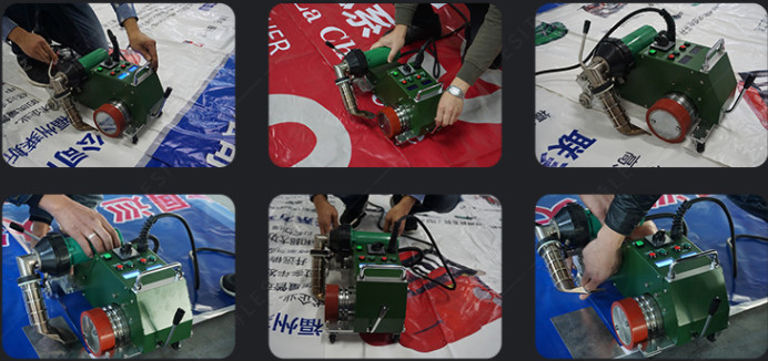 CE Certification 3000W Overlap Hot Air Welder Banner Material Welding