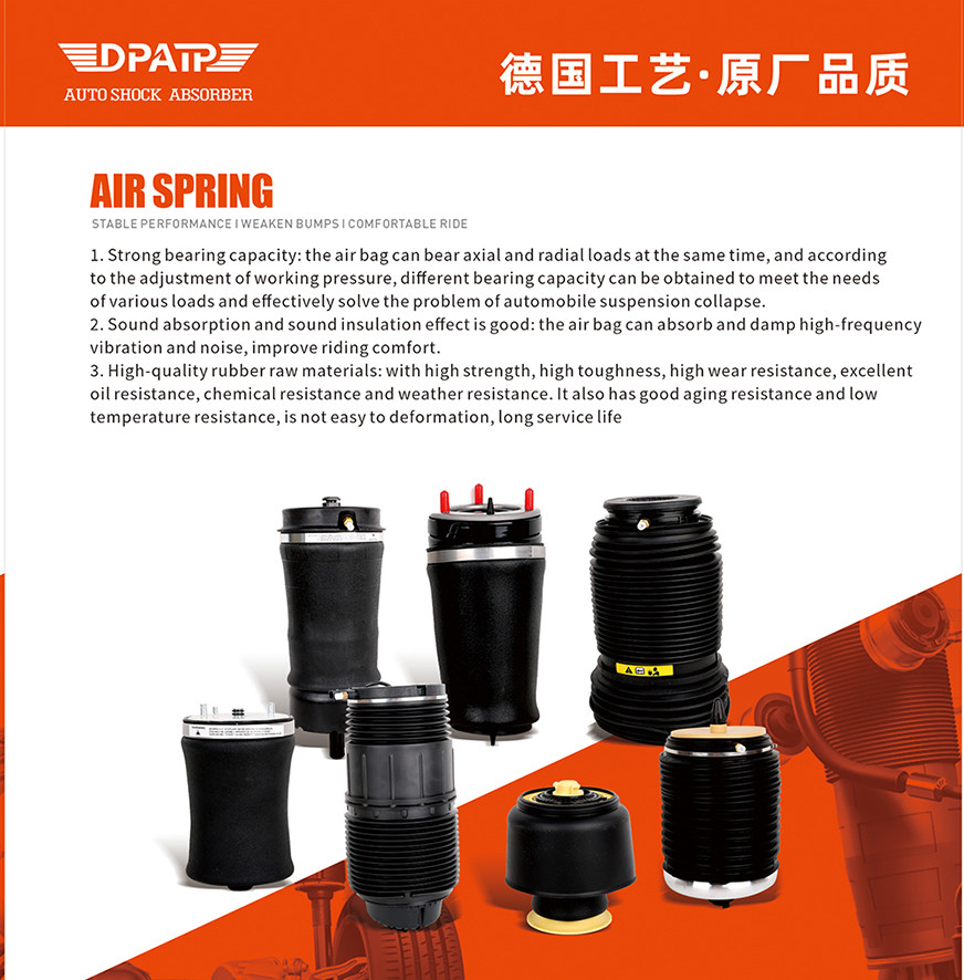 97033353315 Rear Air Suspension Spring easy installation For Porsche 970 10-16