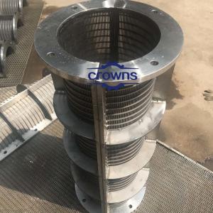 Wholesale Solid-Liquid Separator Screen Cylinder Stainless Steel Wedge Wire Mesh Tube from china suppliers