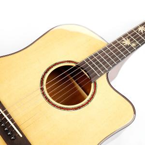 Wholesale China factory wholesale cheapest hot-sale Linden top 38 inch acoustic guitar for Beginner accept OEM Beginner acoustic from china suppliers
