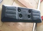 Protective Chain On Excavator Rubber Pads Black Color High Performance
