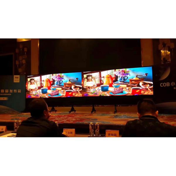 COB 0.93 1.25 Indoor LED Video Wall Display For Live Stream Broadcasting