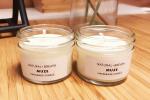 Round Glass Cylinder Candle Holder / Small Glass Candle Holders