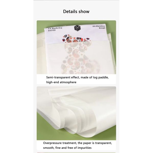 Durable Glassine Paper Bag Offering Grease Resistance and Transparency for Packaging Needs