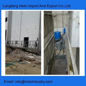 Wholesale Hot galvanized steel ZLP630 6m window cleaning cradle system, rope suspended platform from china suppliers