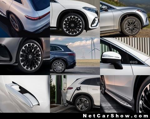 Hottest new energy mercedes-benz 2023 EQS 5 seats SUV 813KM wholesale mercedes ev electric ca
