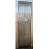 Buy cheap Decorative beveled glass with brass came for sliding door from wholesalers