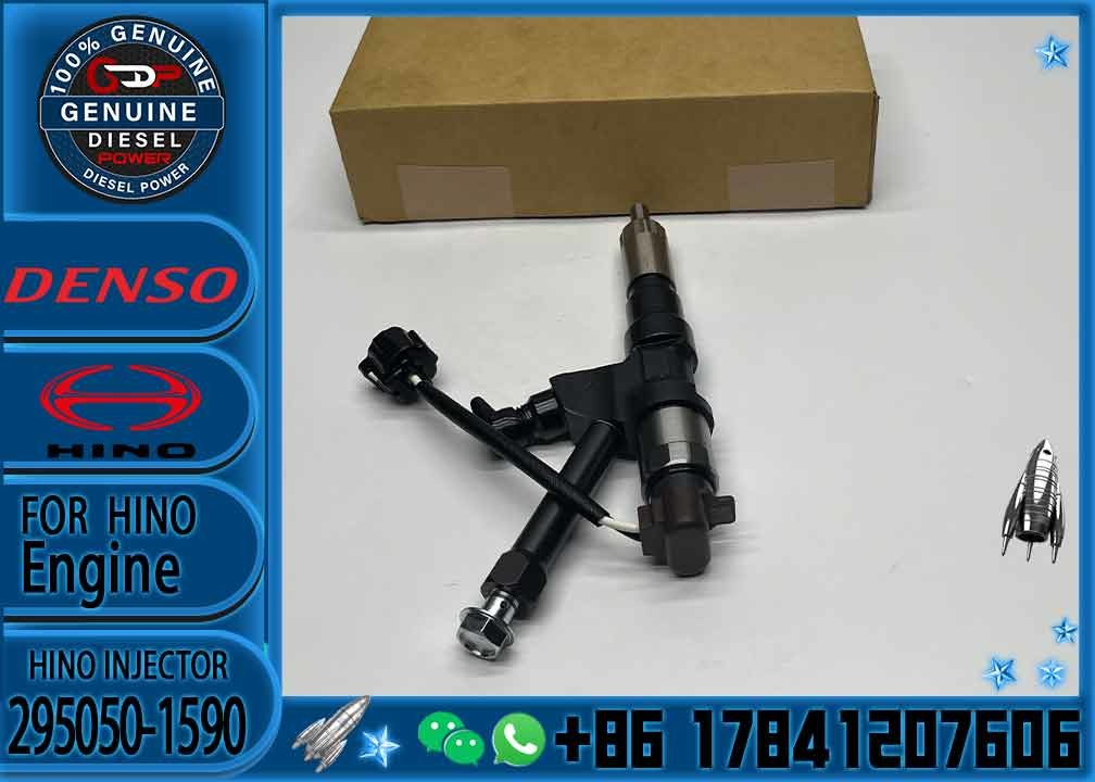 High Quality Fuel Injector 295050-1590 Fuel Injector Assembly 23670-E0590 For Toyota HILUX 2KD-FTV