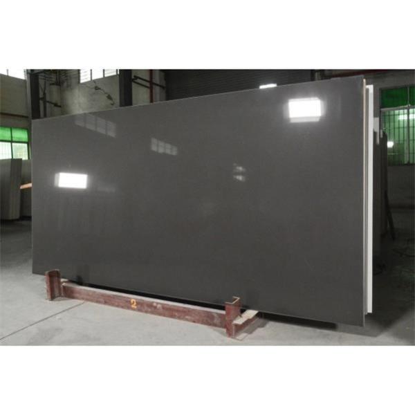 25MM Washable Shadow Grey Quartz Stone For Kitchen Countertops