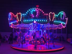 Wholesale 3000W Power Theme Park Carousel Children'S Carousel Ride Blue Ocean Series from china suppliers