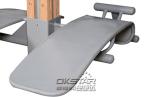wooden street lamp outdoor fitness sit up board
