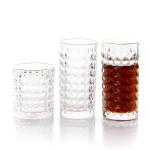 350ml Hobnail Bulk Stemless Wine Glasses Mugs For Juice Beer Drinking