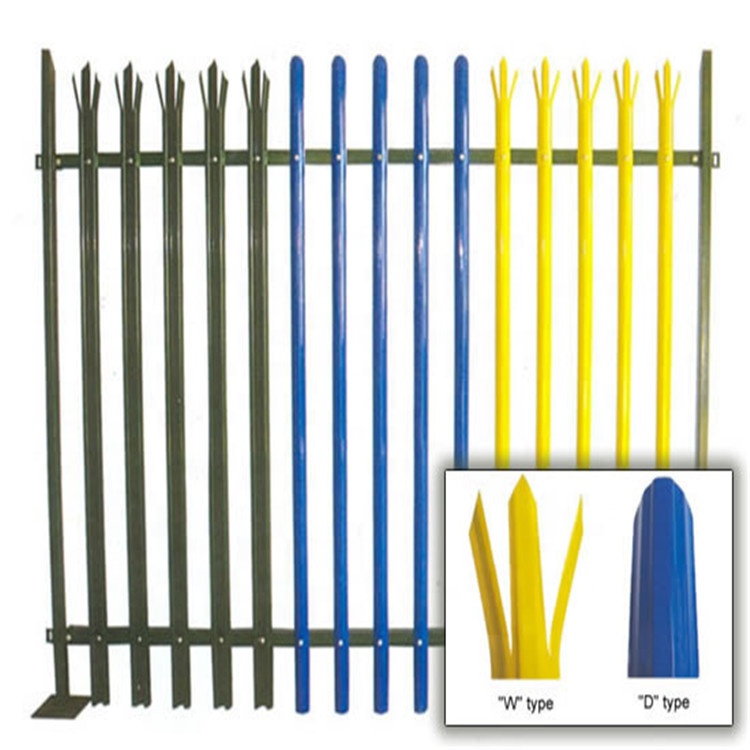 Factory wholesales stainless steel garden fence anti climb security fence palisade