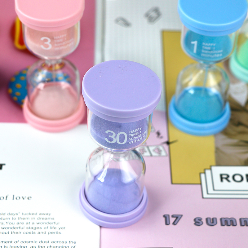 Wholesale price 5 minute 10 minute hourglass colored sand glass decorative hourglass glass sandtimers hourglass