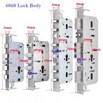 Stainless Steel Digital Fingerprint Door Lock Body for Wooden/Sliding/Aluminum
