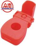 Red Positive Motorcycle Battery Cable Protector Avoiding Shorts