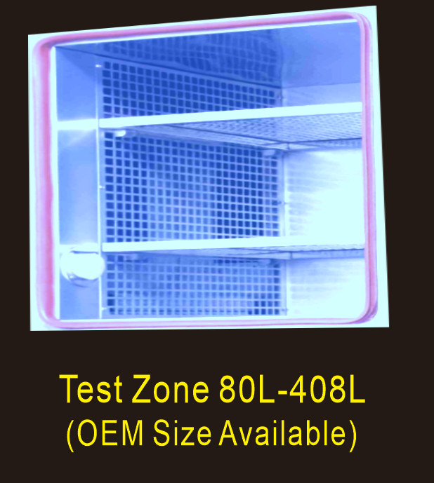 SUS304 Stainless Steel Thermal Shock Test Chamber for Fast Temperature Recovery and Safety Protection