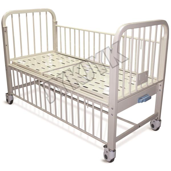 Deluxe pediatric hospital bed front view