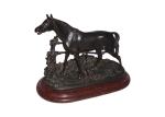 Classical European Cast Iron Animal Statues / Metal Animal Garden Ornaments