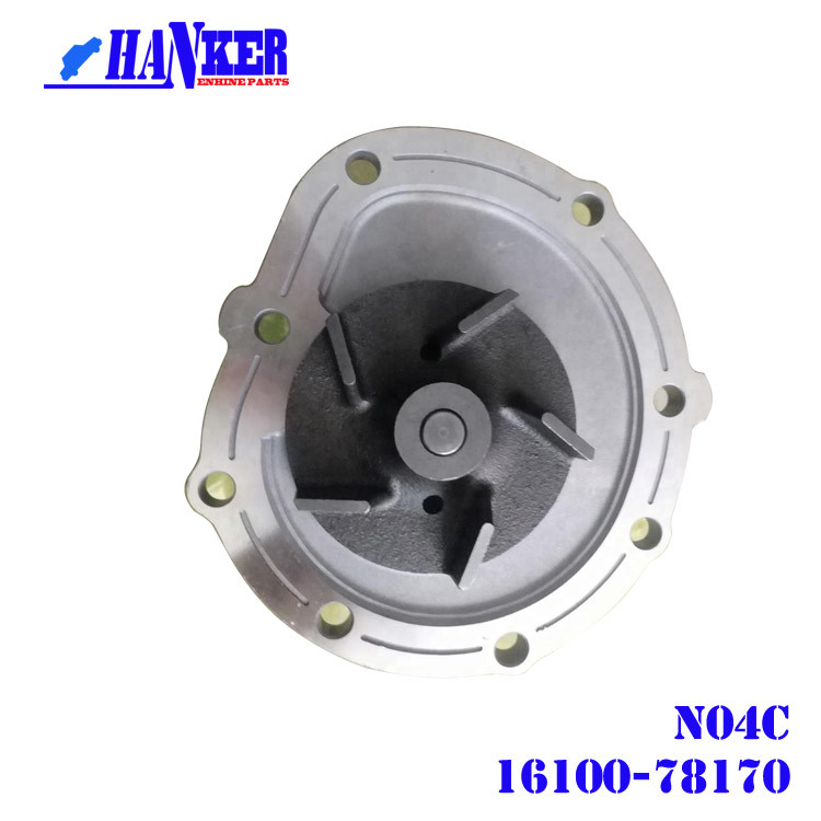 Truck Parts With Inner Cooler Water Pump N04C 16100-78170 For Hino