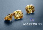 VVS1 Classic Created Fancy Moissanite 3 Carat In Yellow Color