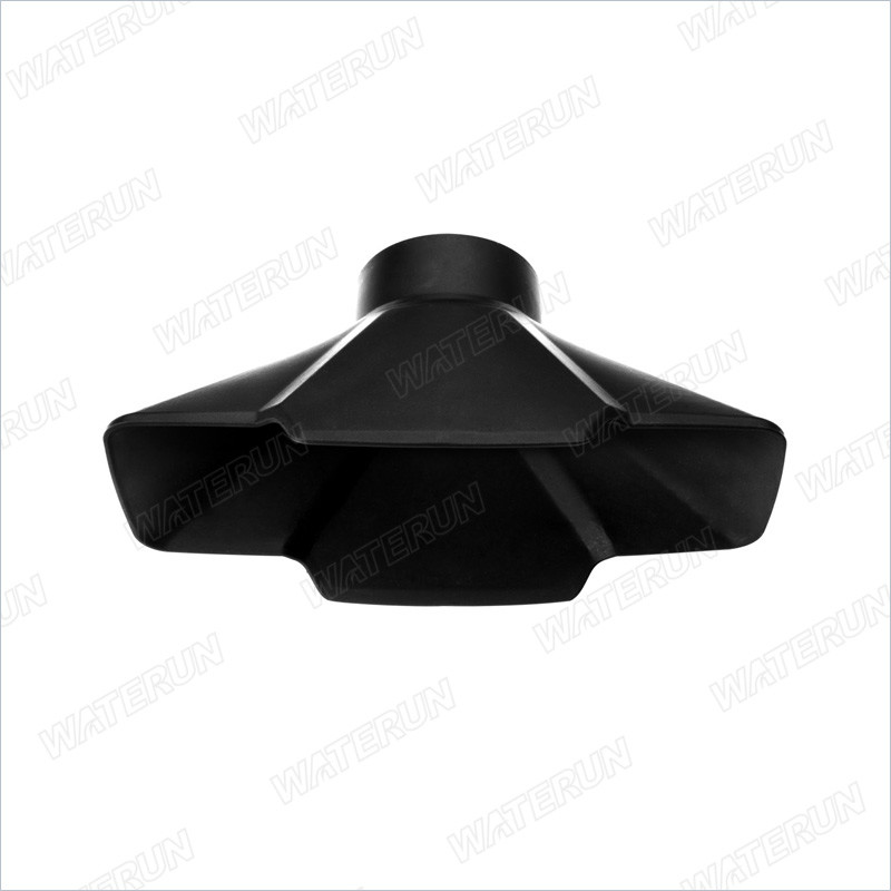 Rectangular Silicone Nozzle Fume Eliminator Silicone Material Black Color
