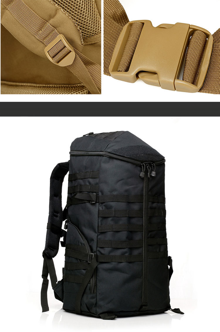 Customized Waterproof 65L Backpack for Outdoor Sport Travelling Softback