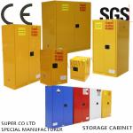 4-gallon Flammable Chemical Storage Cabinets Yellow Powder Coated For Bench Top