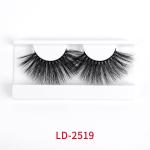 Cruelty Free 25mm Individual Mink Lashes , Long Thick 5d Faux Mink Lashes