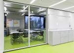 Soundproof Acoustic Office Aluminum Glass Partition wall Dividers space double