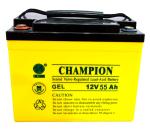 China Champion Solar GEL Battery 12V55AH NP55-12-G Sealed Lead Acid Solar GEL