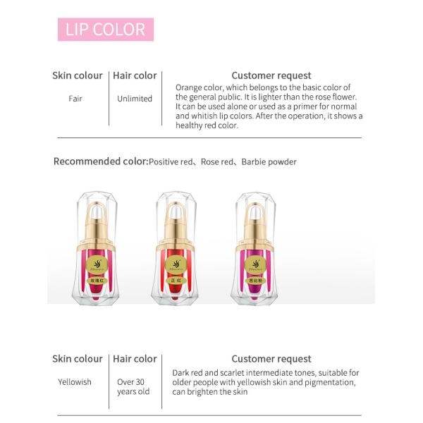 60 G Eyebrow Micro Tattoo Ink Set 60g Permanent Makeup Pigments