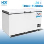 308L -86c Low Temperature Freezer Stainless Steel Inner 10mm Foaming Single Door