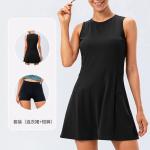 One Piece Floral Casual Dress Naked Feeling Anti Slip Ladies Golf Skorts