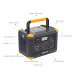 999wh Portable Solar Generator Power Station Lithium LiFePO4 Battery 500W 1000W