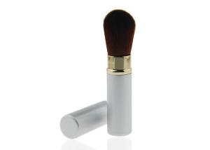 Wholesale 1 Pieces White Retractable Makeup Brush Blush Brush 36mm 18g Aluminium Ferrule from china suppliers