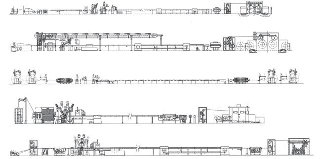 Data / Building / Civil Cable Extrusion Line High Output 1200kg/H SJ-90X25
