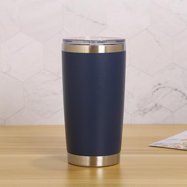 20Oz Travel Tumbler Cup Double Wall Vacuum Insulated Stainless Steel Coffee Cup With Lid