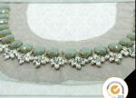 handmade fashion beading women beaded lace collar applique, Fitted top with