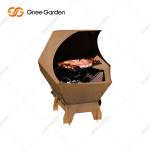 Simple Operation Corten Iron BBQ Charcoal Cooking Grill For Outdoor Party