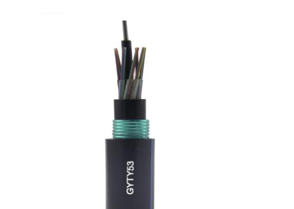 Non - Metallic FRP 2-288C GYFTA53 Outdoor Fiber Optic Cable With Multi Tube