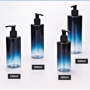 Wholesale Flat Shoulder Shampoo Pump Bottles Empty PET Bottles 200ml 250ml 300ml 500ml from china suppliers
