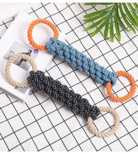 Wholesale Decompression Chew Cotton Rope Dog Toy Strong Biting Corn from china suppliers