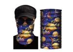 Hair Wrap Polyester Microfiber Large Biker Face Bandana