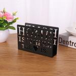 Dinner Restaurant Metal Tissue Holder Eco - Friendly