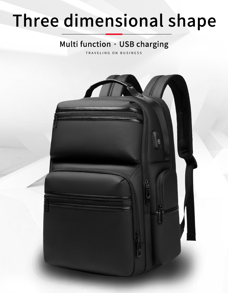 High grade gift custom logo men's outdoor waterproof laptop bag business Backpack