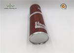 SGS Printed Cardboard Tubes / Serialized Products Packaging Round Tube Box With
